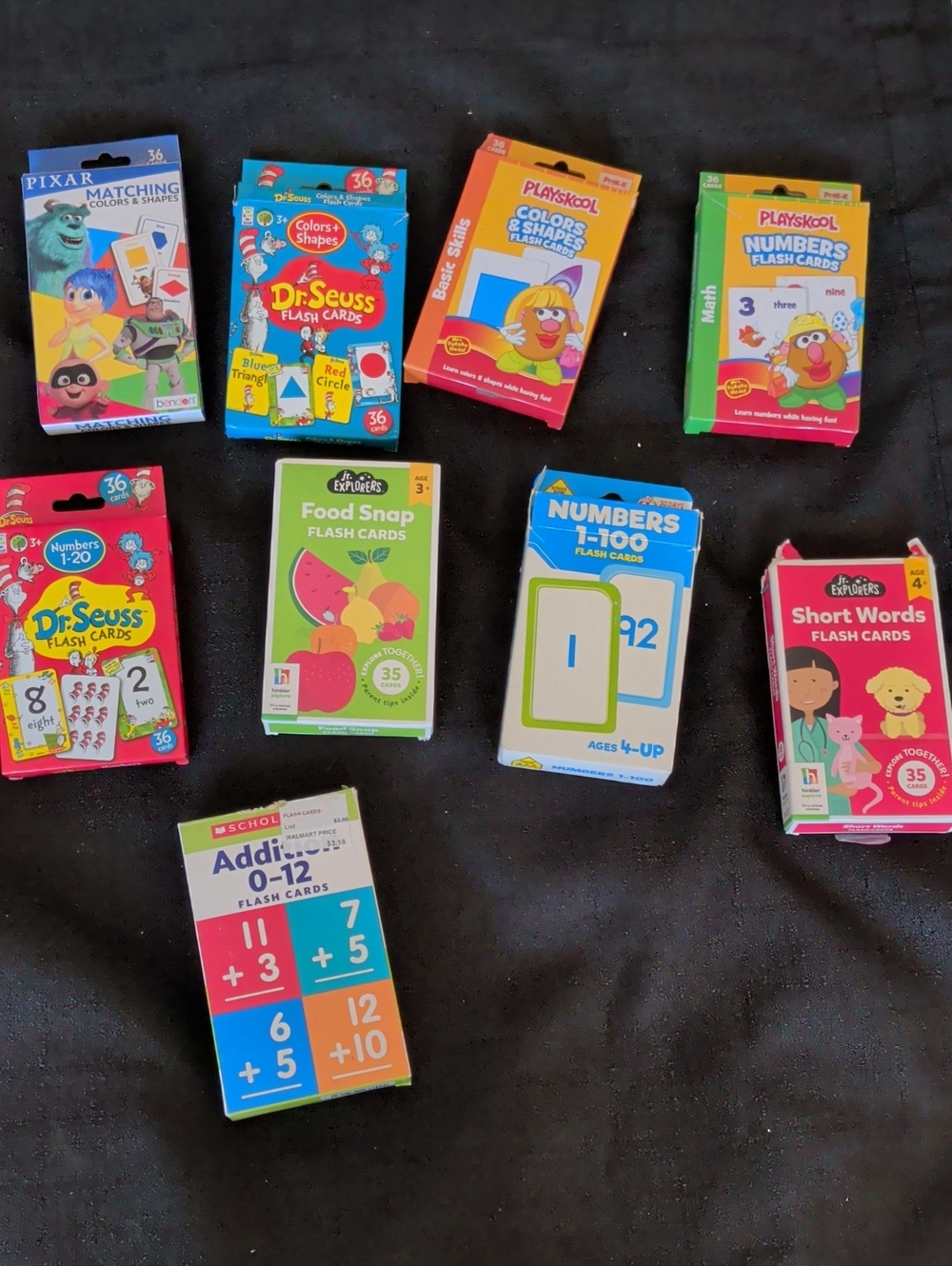 Numbers Flash Cards - Colorful Educational Cards for Kids